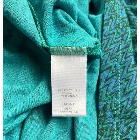 Alpine Design Women's 4-in-1 Convertible Dress Multicolor Rayon Poly Size Large - Picture 4 of 5